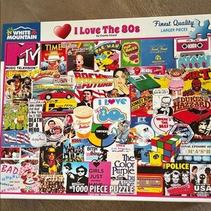 White Mountain 80s Pop Culture Puzzle